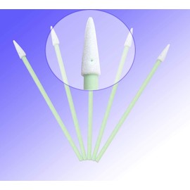 3.0" PCB Board Cleaning Swabs, Cleanroom Lint Free Pointed Foam Tip Swab for Camera, Optical Lens, Electronics, Detailing, Small Hole and Hard-to-Reach Area CK-FS750 (100)