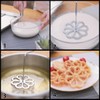 Nicear Aluminium Waffle Moulds With Wooden Handle Homemade Shape Oven