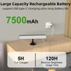 Llamau Battery Operated Wall Sconce, 7500mAh Rechargeable LED Wall Light