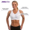 ENELL Women's Lite Full Coverage Sports Bra (101),2,White