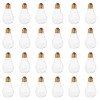 Creative Hobbies 24 Pack Clear Plastic Fillable Light Bulbs for