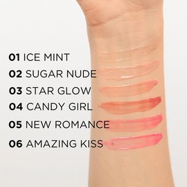 Eveline Cosmetics Variété Cooling Kisses Volumengebender Gloss mit pflanzliches Kollagen und Hyaluronsäur