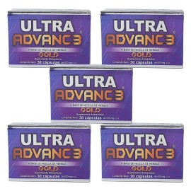 Ultra Advance Gold 30 Tabletas De 500mg Pack 5 Cajas Na - Producto Original de Alta Calidad, Entrega Rápida y Segura, Garantía Incluida               