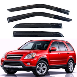 KPY Rain Guards Fit for 2002-2006 Honda CRV, Out-Channel Window Visors Vent Wind Deflectors 4PC, Car Accessories for 02-06 CR-V