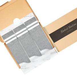 Bamboo Sport Socks, Luxurious 3 Pairs Soft & Comfortable Socks for Women and Men, Ideal for Sports, Running, Gym, Skating, Casual, Sustainable Gifts for Ladies, Men, Boys and Girls (1-3, Grey)