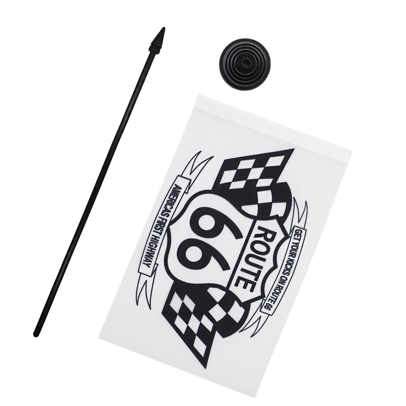 AZ FLAG Route 66 Black and White Table Flag 21