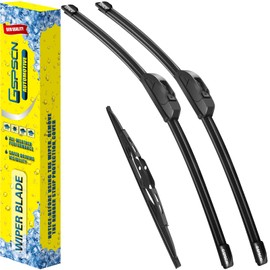 GSPSCN 3 Wipers Replacement for Jeep Grand Cherokee 2004 2003 2002 2001 2000 1999 Original Equipment Windshield Wiper Blades 21"+21"+11" (set of 3) J hook