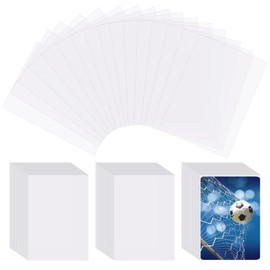 lahnao Pack of 500 Card Sleeves, 66 x 91 mm Trading Card Sleeves, Clear Card Sleeves, Photocard Sleeves for Trading Cards, Baseball/Football/Basketball Cards, MTG