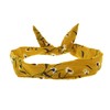 Zac's Alter Ego Sunflower Print Vintage Style Wire Headband