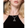 iFFkuwi Minimalist Triangle Pendant Necklace for Men – Sleek and