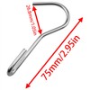 FINBe 6PCS Heavy Duty S-Hook Skew Pot Holder Hook Heavy