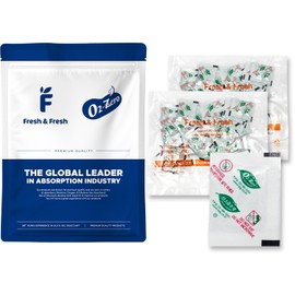 OXYGONE 100 CC [80 Packets] Premium Oxygen Absorbers for Food Storage, Oxygen Absorbers(2 Bag of 40 Packets) - ISO 9001 Certified Facility Manufactured