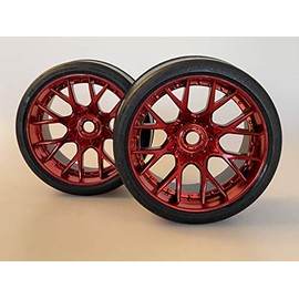 Sweep Racing Monster Truck VHT Crusher Belted Tire on WHD Red Chrome Wheel SWSRC1003RC