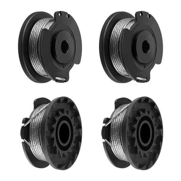 4 Pieces Strimmer Wire Replacement Spool and Line Compatible with