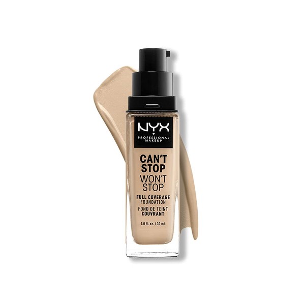 NYX PROFESSIONAL MAKEUP Can't Stop Won't Stop Foundation, 24h Full