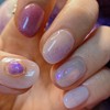 [Handmade Nail Tips] Winter on Janef's fingertips Sparkly Jamstone Nails