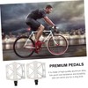 Kisangel Mountain Bike Pedals Anti-Slip Platform Bicycles Flat Pedals 14mm