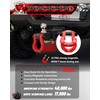 AMBULL D Ring Shackles 3/4" Split Shackles, 44,000lbs Break Strength