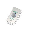 Stainless Steel Push to Exit Button - 12V DC Push