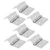 50pcs Hinges Appearance Electroplating Durable Iron Material Wooden Boxes Repairing