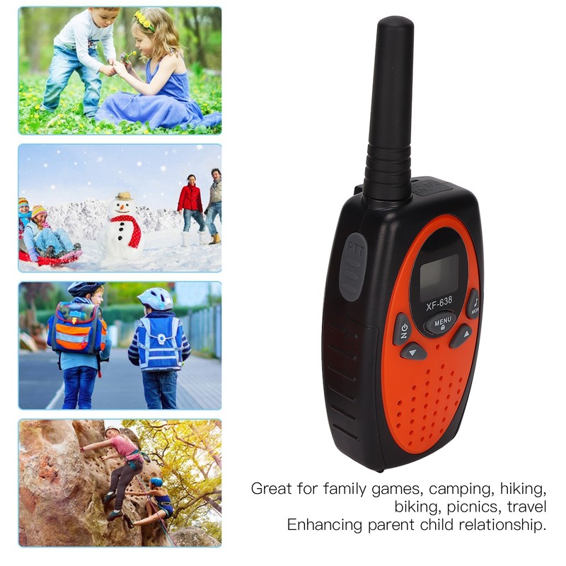 2pcs Wireless Walkie Talkie Hand Held 0.5W 3km Long Range