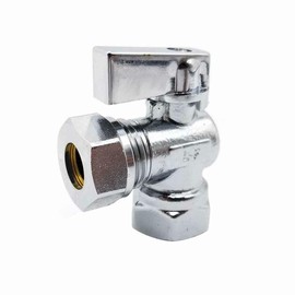 GULUANT Replacement 1/2 Inch FIP x 1/2 Inch Slip Joint Quarter Turn Brass Angle Stop Valve for Thrifco Plumbing 4406460