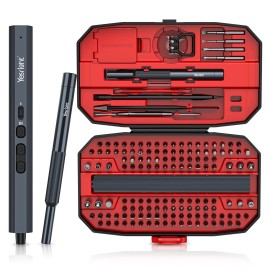 N/A YesRight Mini Electric Screwdriver for Electronics, 155-in-1 Precision Repair Ki