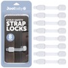 Child Safety Strap Locks (8 Pack) Baby Proof Cabinets, Drawers,