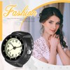 Lancardo Stretch Band Finger Watch: 24 Hour Dial Quartz Elastic