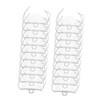 COHEALI 20pcs Transparent Chef Mask Safety Mouth Cover for Restaurants