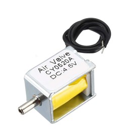 sourcing map Miniature Solenoid Valve Normally Opened DC4.5V 80mA Air Solenoid Valve