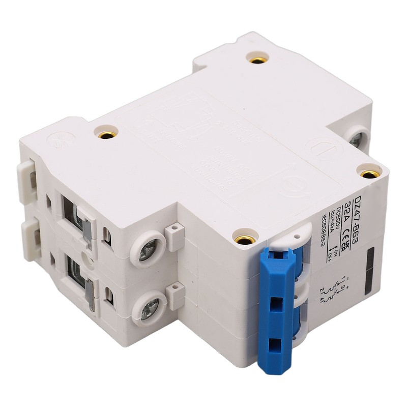 2P Type B Circuit Breaker 4000A Breaking Capacity Solar PV