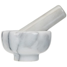 Küchenprofi Marble-Mortar 10cm in White, 10 x 10 x 10 cm