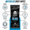 WARRIOR - WIN YOUR BATTLES- Waterless Hypoallergenic Cleaning Wipes Enriched