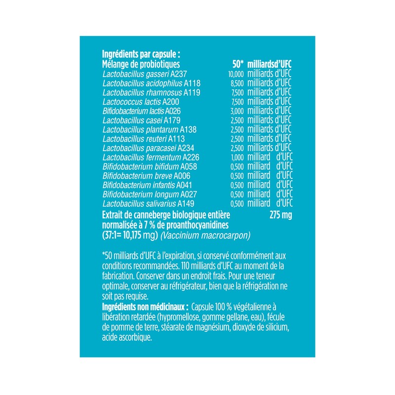 Genuine Health UTI Probiotic, 30 count, 50 Billion CFU, Natural