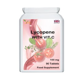 Ved Ved Lycopene Supplement | Boost Immune System | Super Antioxidant | 100mg x 90 Tablets