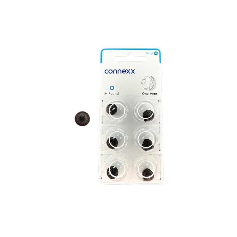 Connexx Eartip 3.0 Round One-Vent (Medium Round One-Vent)