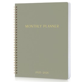 ZICOTO Beautiful 2025-2026 Monthly Planner and Calendar Book - Aesthetic To Do List Notebook That Easily Organizes Your Tasks to Boost Productivity - Runs From April 2025 Until December 2026