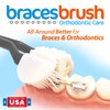 SMILE SAVER 360° Braces Brush 3-Sided Toothbrush 3PK | Orthodonic