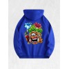 Trippy Cactus Graphic Hoodie 100% Cotton US Warehouse 7 ColorsColor: