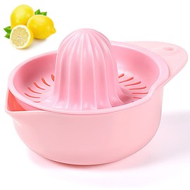 Lemon juicer, Lemon Citrus, Manual Juicers, Orange Hand Squeezer Rotation Press, Easy to Clean, Dishwasher Safety (Pink)
