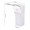 Elbow Press Soap Dispenser 1000ml Large Capacity Wall Mount Toilet