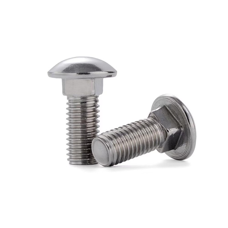 SYDARSYN Carriage Bolts Full Thread Round-Head Screws with Square Neck