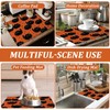 Cute Fat Cat Dish Drying Mat for Kitchen Counter Microfiber