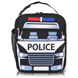 TIANXIADIYI Police Car Lunch Box for Men for Women for Kids Lunch Pack Cooler (10 Inchs)