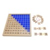 Juego Educativo Madera Montessori 1-100 Números Con Bolsa