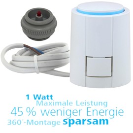 Thermal Actuator for Underfloor Heating, 230 V NC Thermal Drive, for Uponor Provario Vario Plus Velta Compact Heating Circuit Distributor, TA230