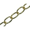 Faithfull 1.8mm 10m Polished Brass Oval Chain