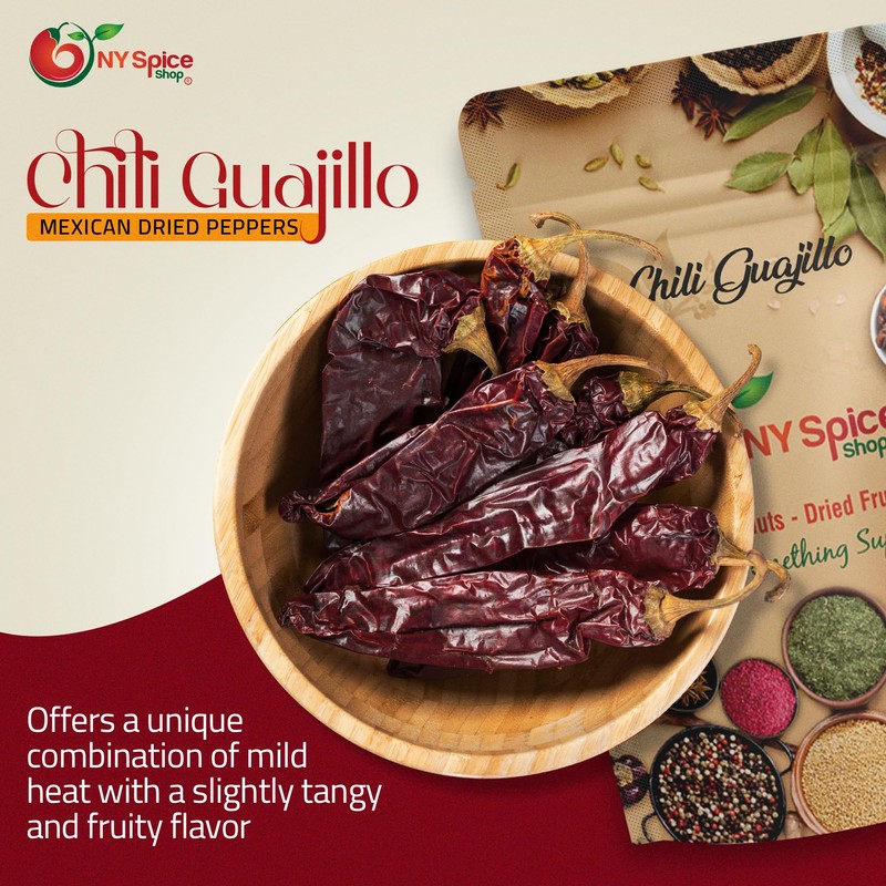 Chili Guajillo MEXICAN Dried PEPPERS - 7OZ