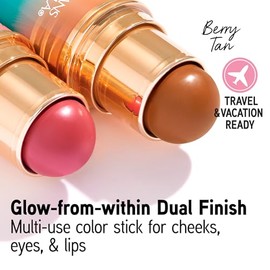 Physicians Formula Butter Glow & Go Barra Multiuso, Fórmula de Acabado Radiante Ultra-Cremosa con Mantequilla de Murumuru, Vegana y Libre de Crueldad 